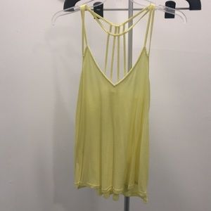 Yellow tank top. Express